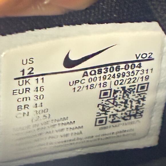 Nike Free Metcon 2Black Lightweight Cross Training Shoes AQ8306-004 Men's Sz 12 - Picture 9 of 10